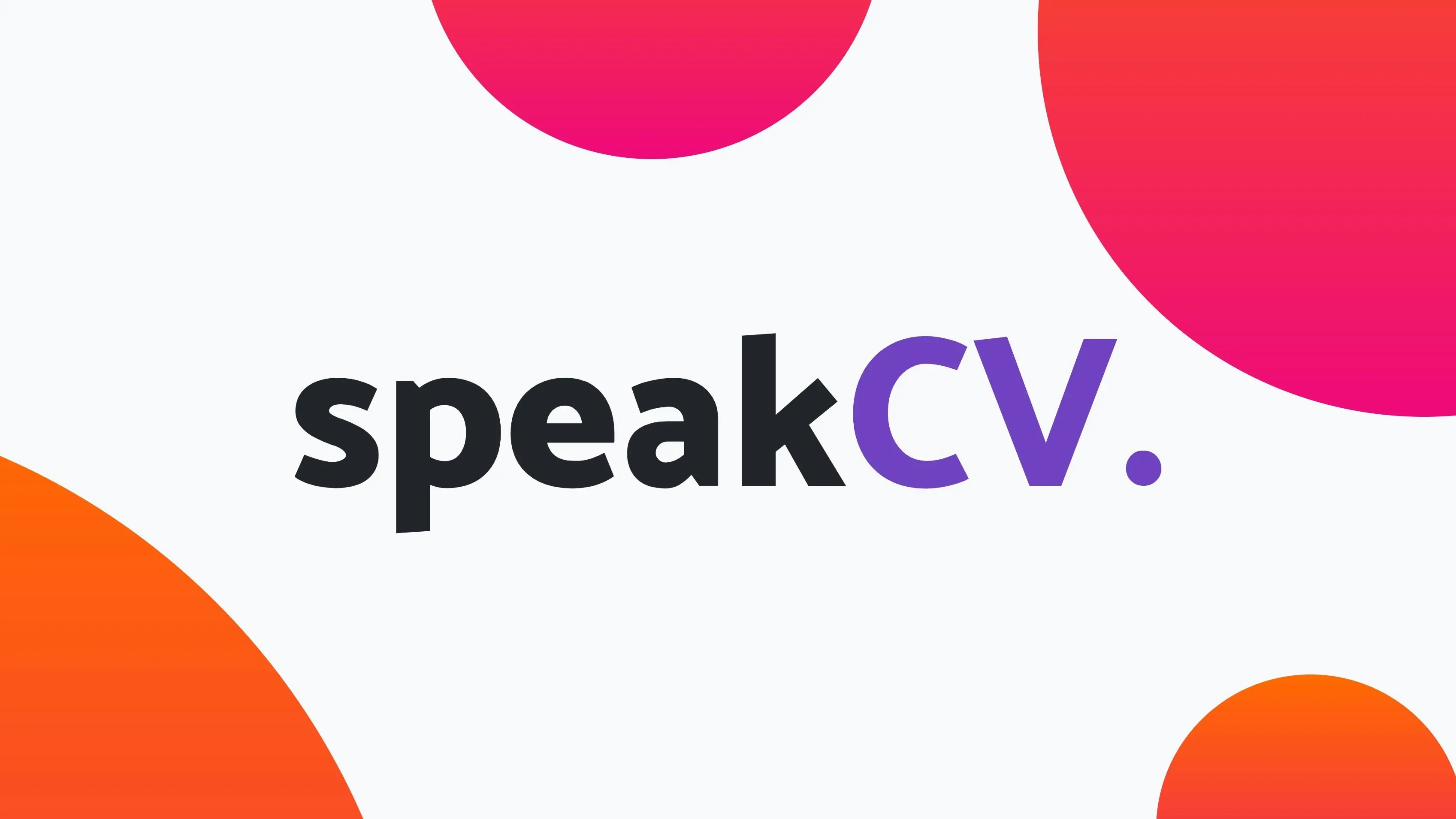 speakCV Banner